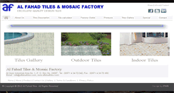 Desktop Screenshot of alfahadtiles.com